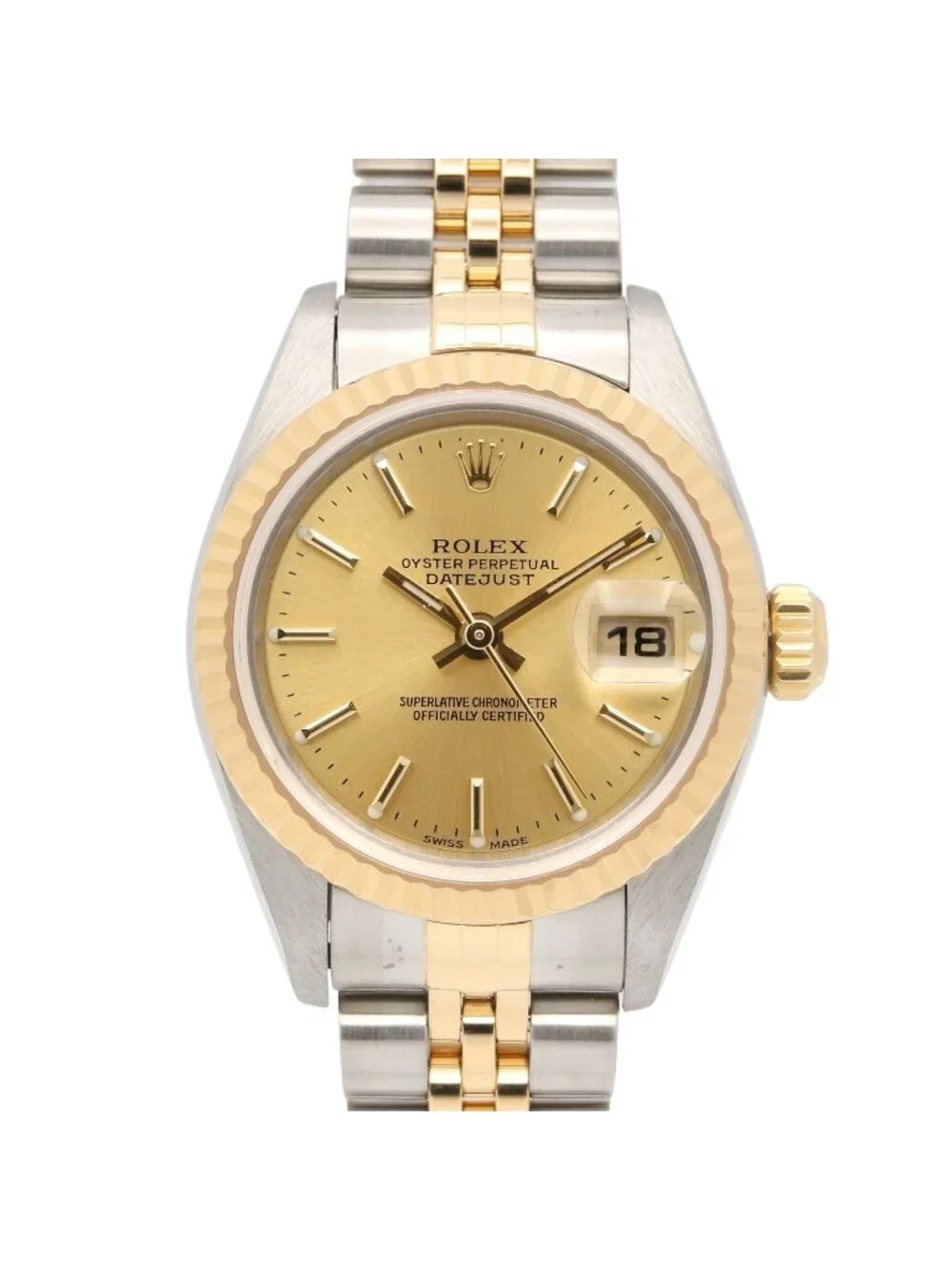 Rolex Watch Datejust P Number 18K Stainless Steel